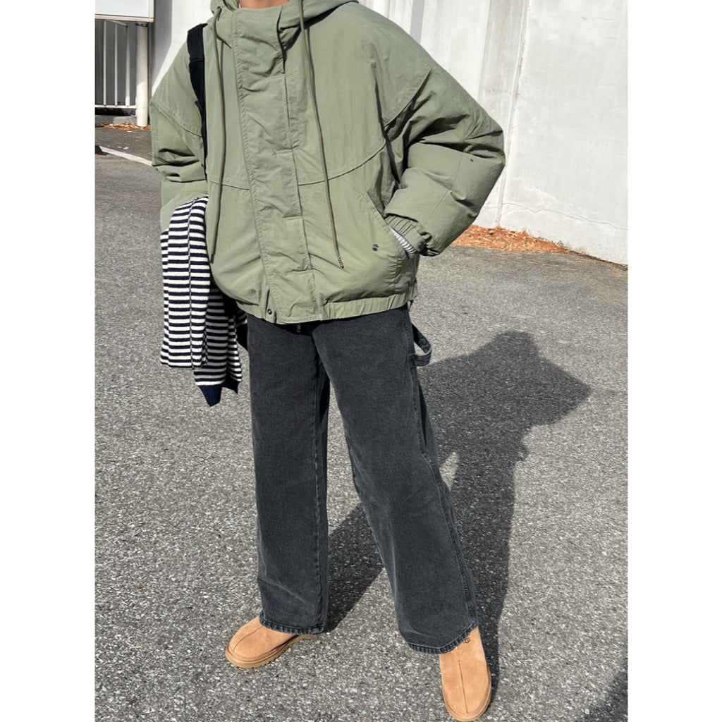 【Metanoia】🇰🇷韓製 工裝牛仔落地褲