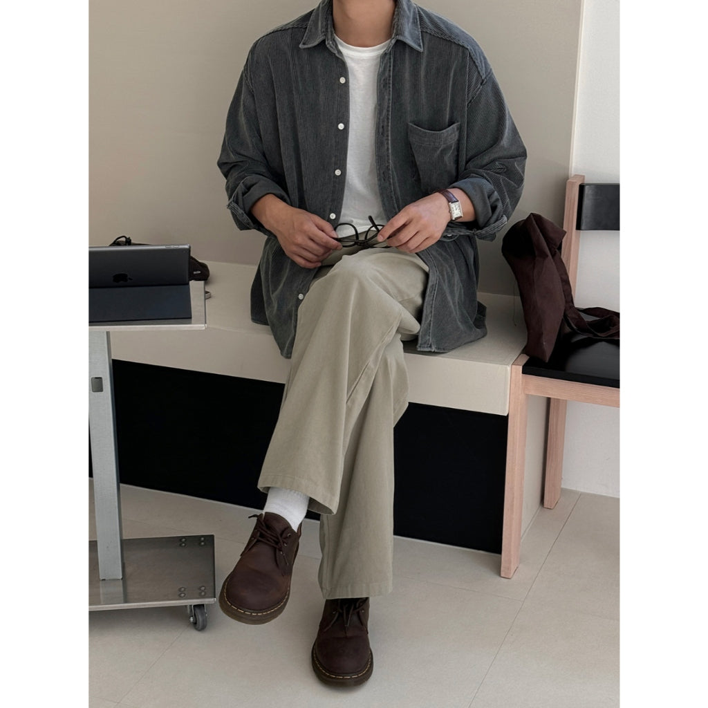 【Metanoia】🇰🇷韓製 燈芯絨襯衫