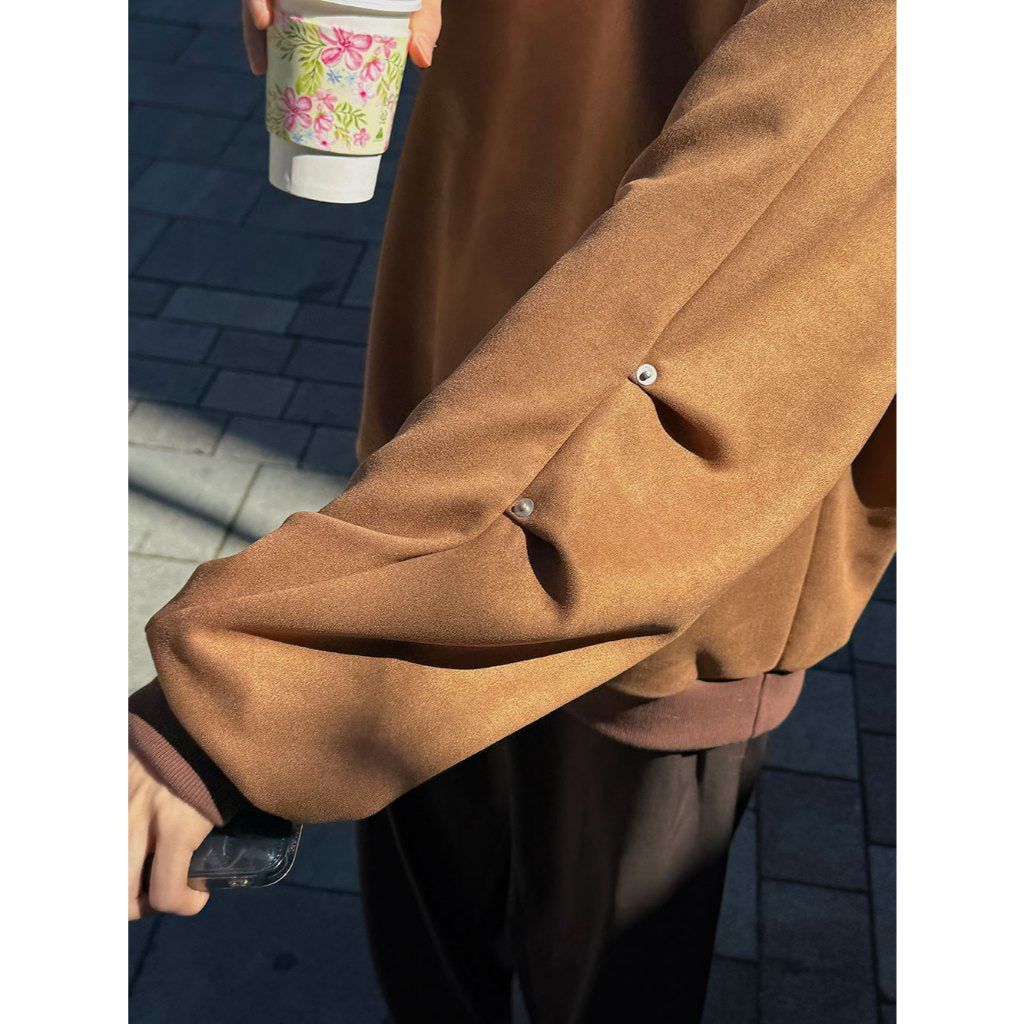 【Metanoia】🇰🇷韓製 麂皮長袖衛衣