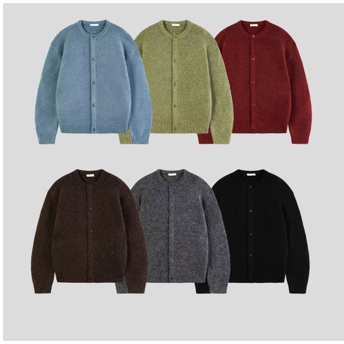 【Metanoia】🇰🇷韓製 10%羊駝毛開衫針織外套 - 12