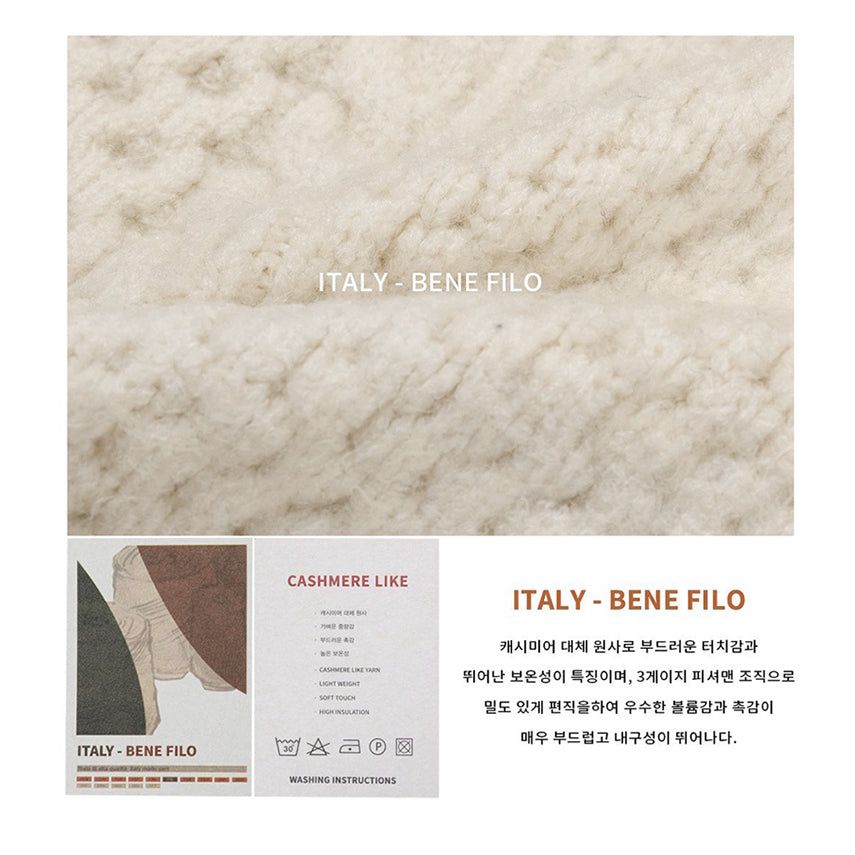 【Metanoia】韓國設計 cashmere-like 雙拉鍊麻花針織外套