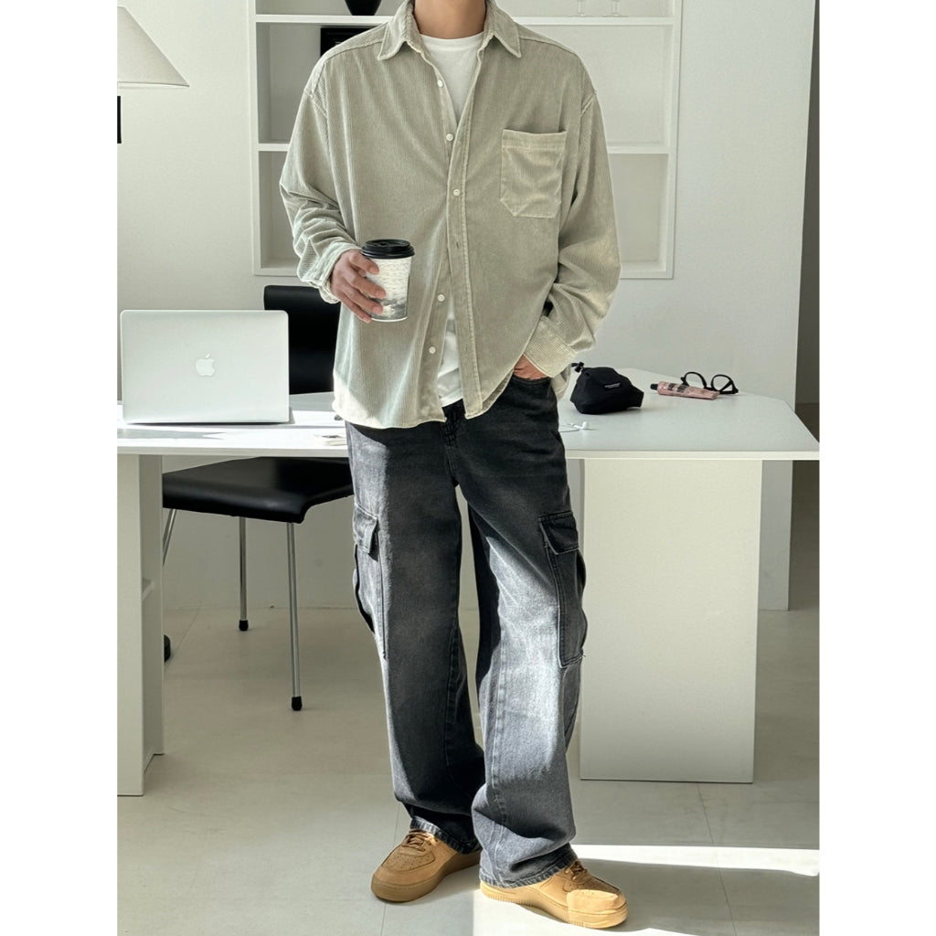 【Metanoia】🇰🇷韓製 燈芯絨襯衫