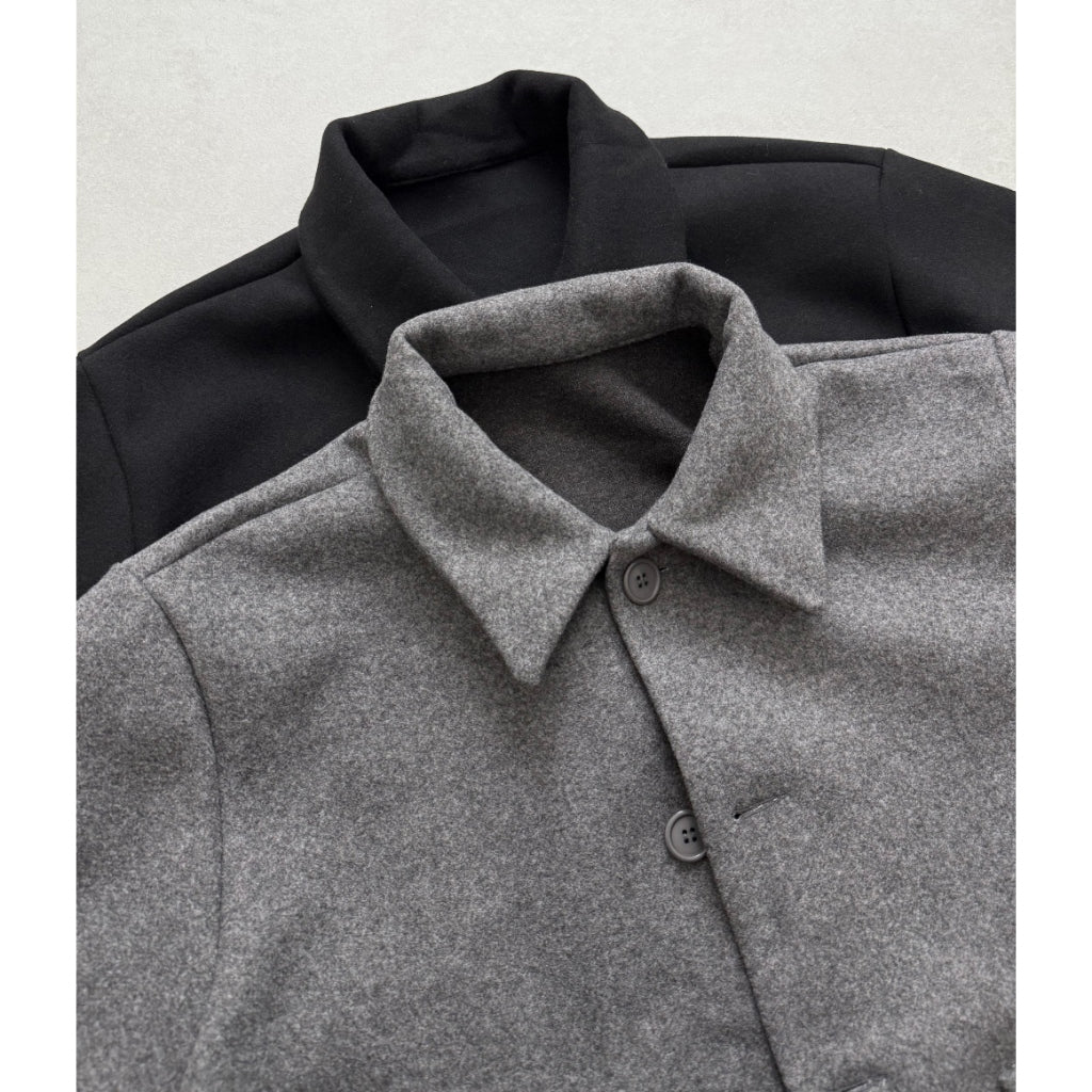 【Metanoia】韓國設計 10%羊毛翻領外套