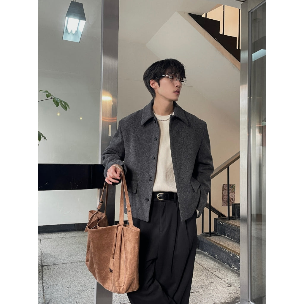 【Metanoia】韓國設計 蕾雅麂皮托特單肩包 - 2