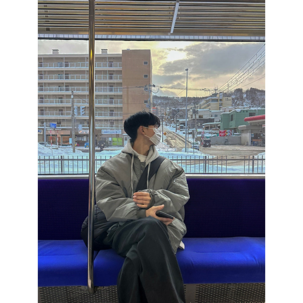 【Metanoia】韓國設計 可拆帽MA-1飛行外套