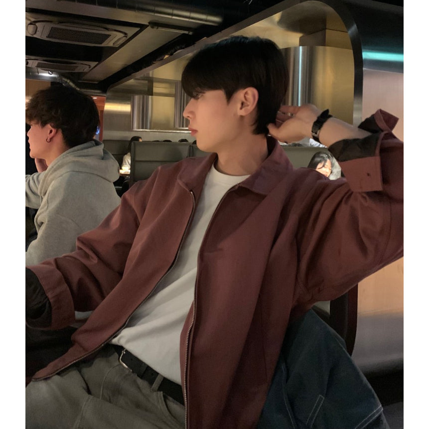 【Metanoia】🇰🇷韓製 斜紋棉質短版夾克外套