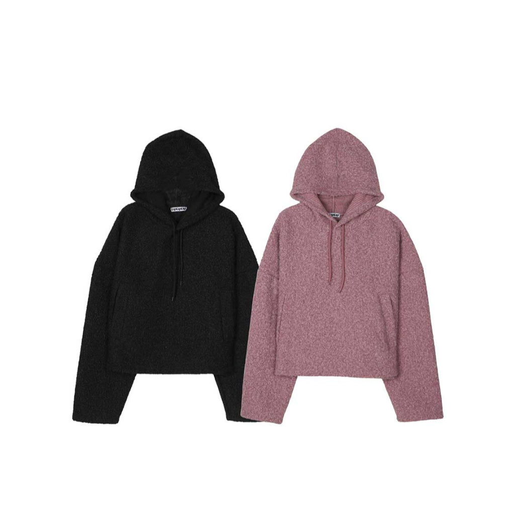 【Metanoia】🇰🇷韓製 連帽短版毛絨上衣