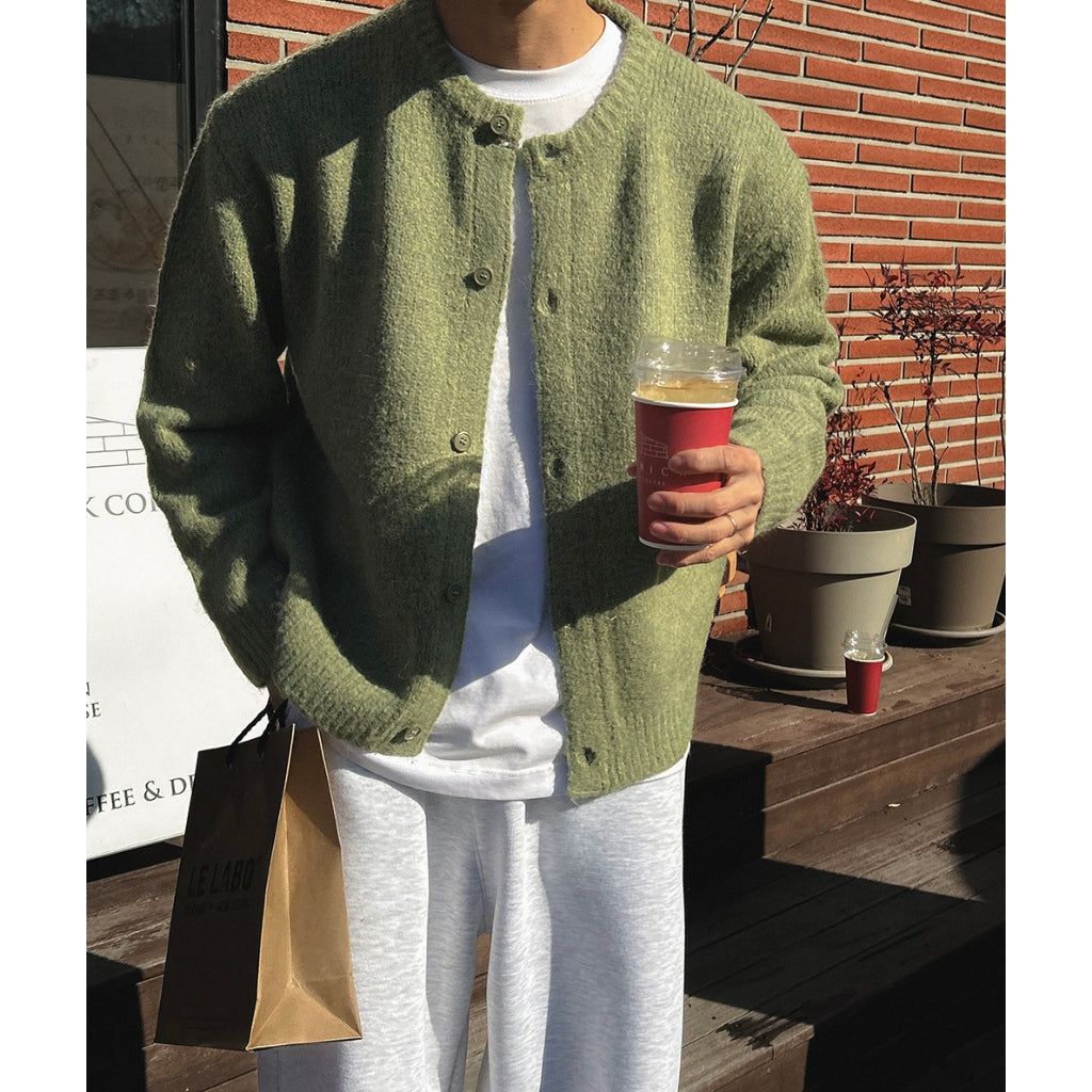 【Metanoia】🇰🇷韓製 10%羊駝毛開衫針織外套 - 9