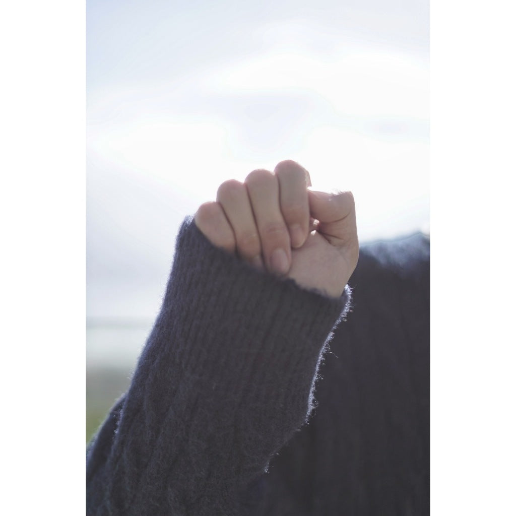 【Metanoia自訂款】韓國設計 混羊毛V型麻花針織衣