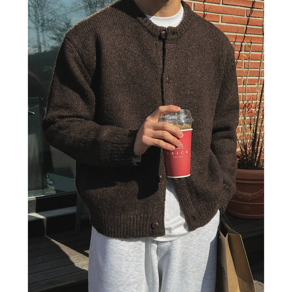 【Metanoia】🇰🇷韓製 10%羊駝毛開衫針織外套 - 10