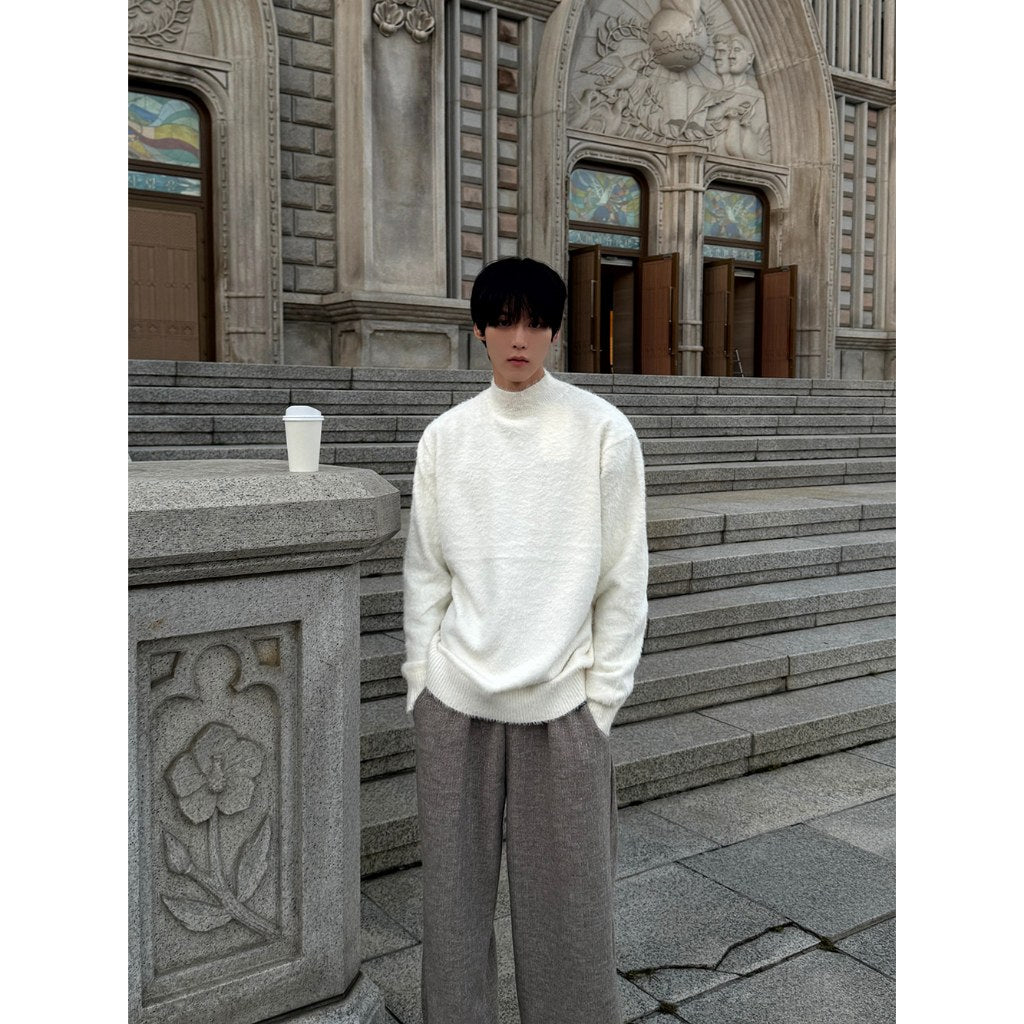 【Metanoia】🇰🇷韓製 馬海毛半高領針織衣
