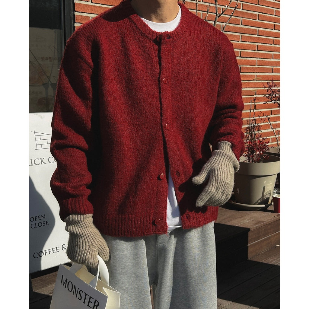 【Metanoia】🇰🇷韓製 10%羊駝毛開衫針織外套 - 2