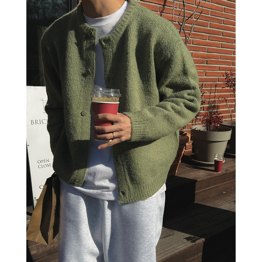 【Metanoia】🇰🇷韓製 10%羊駝毛開衫針織外套 - 7