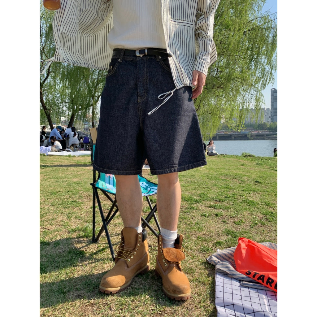 【Metanoia】🇰🇷韓製 牛仔短褲 - 3