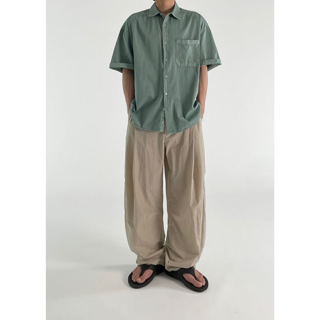 【Metanoia】🇰🇷韓製 尼龍落地褲 - 5