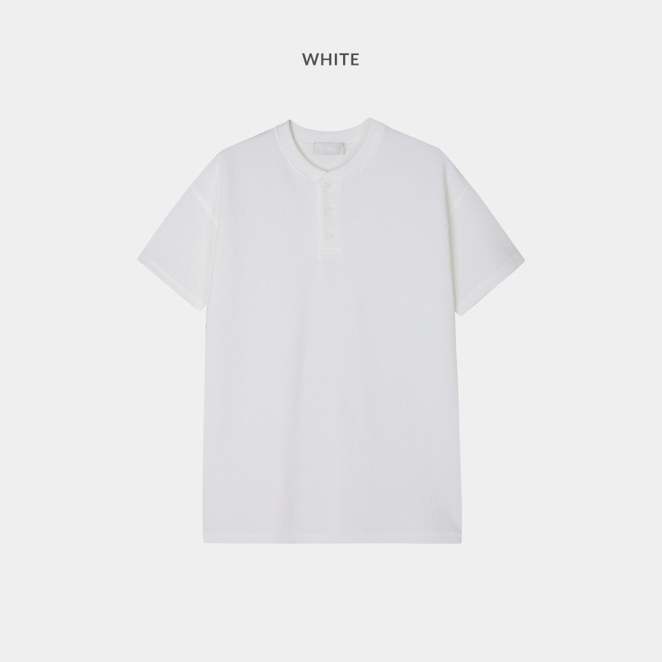 【Metanoia】🇰🇷韓製 亨利領短袖上衣 - 8