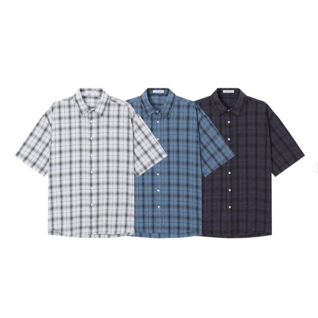 【Metanoia】🇰🇷韓製 格紋短袖襯衫 - 9