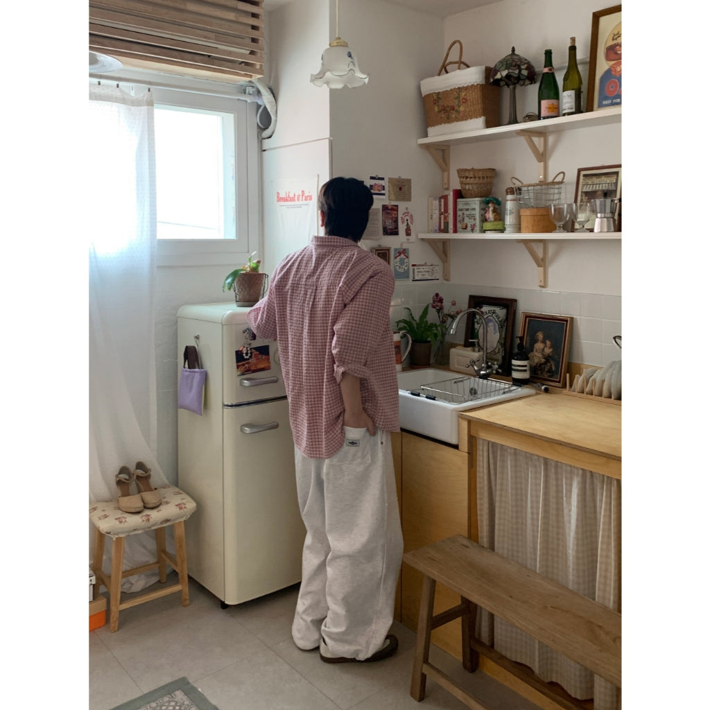 【Metanoia】🇰🇷韓製 格紋長袖襯衫 - 3