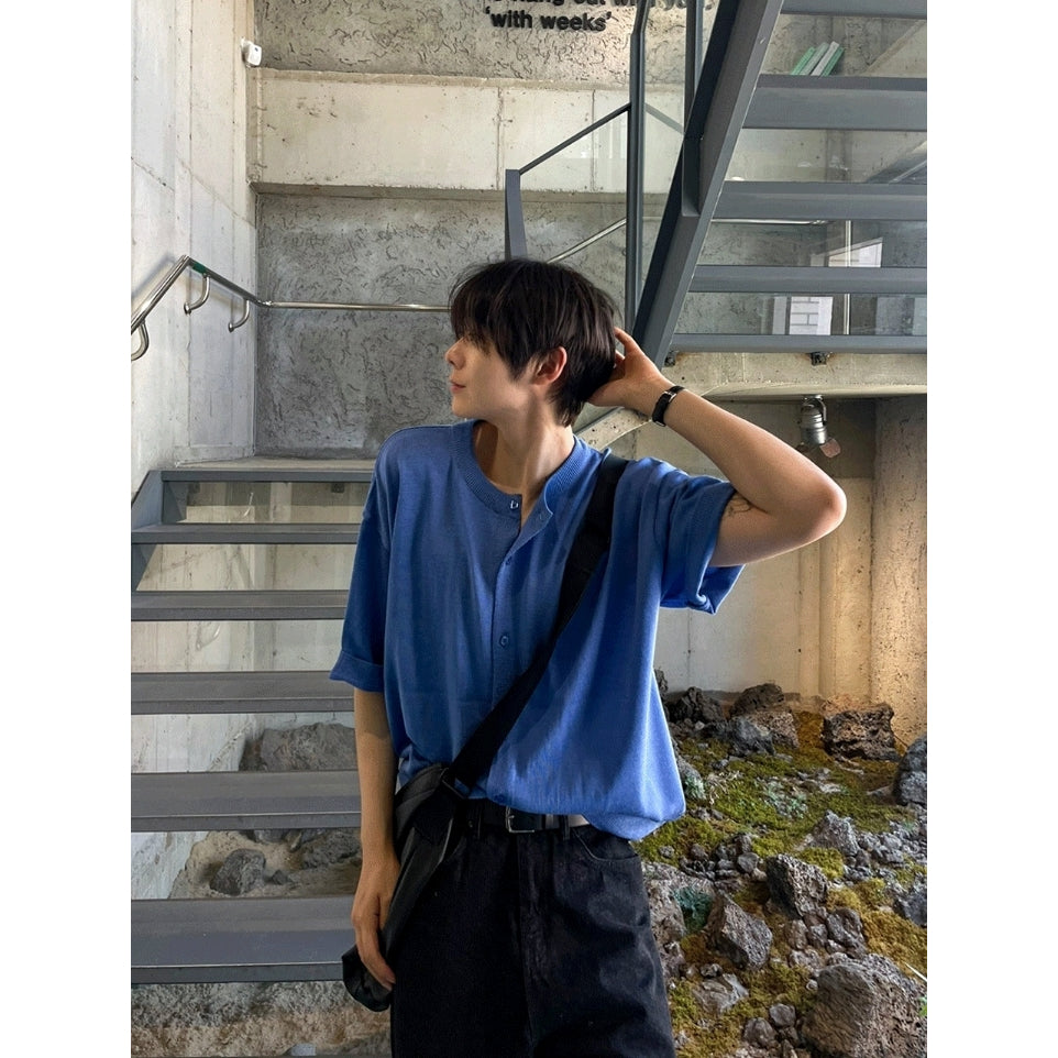 【Metanoia】🇰🇷韓製 針織寬鬆短袖上衣