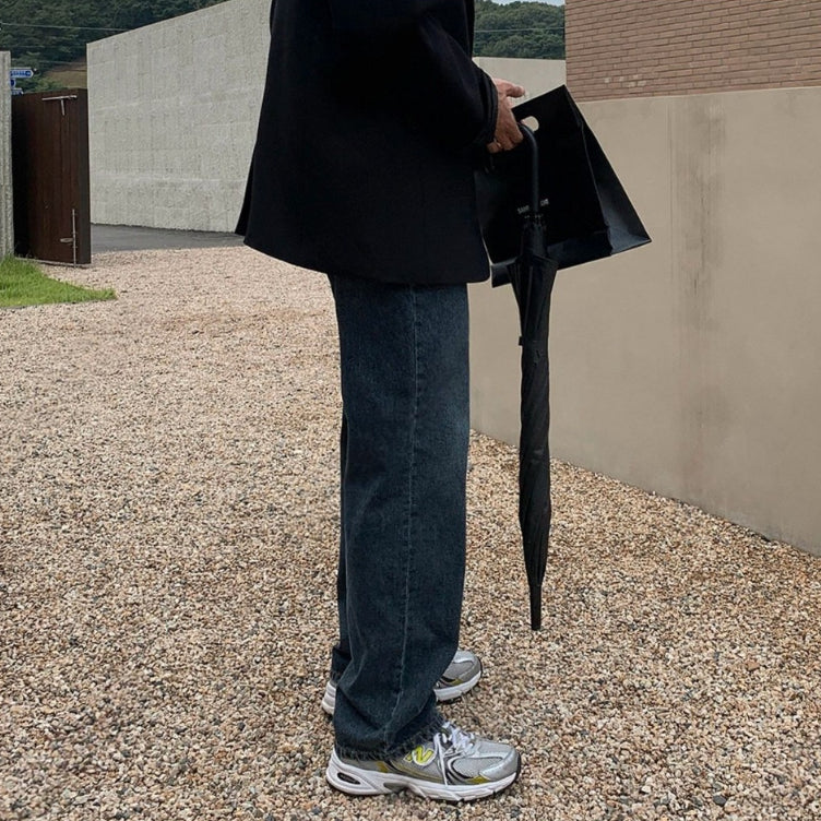【Metanoia】韓國設計 直筒落地牛仔褲