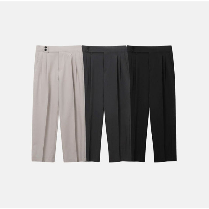 【Metanoia】🇰🇷韓製  高腰落地西裝褲 - 8