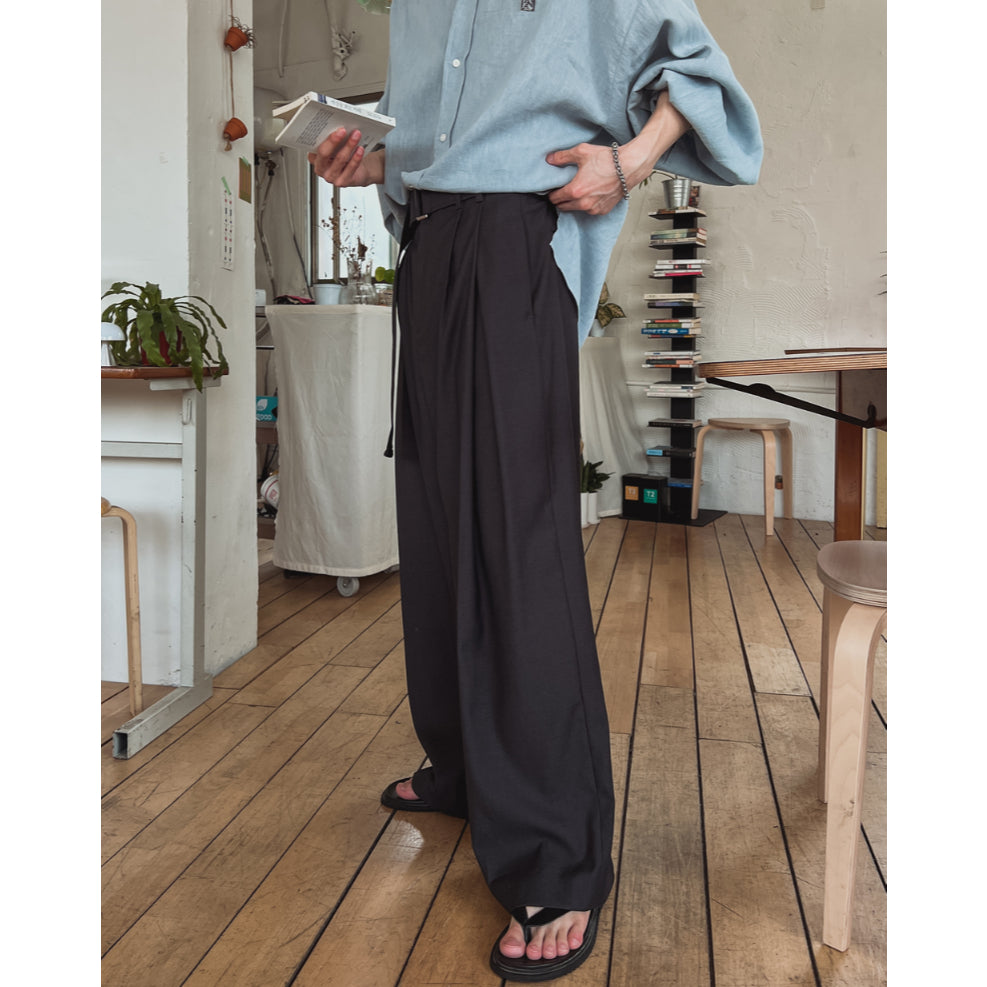 【Metanoia】🇰🇷韓製  落地西裝褲 - 2