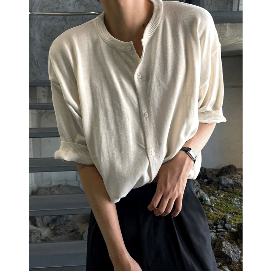 【Metanoia】🇰🇷韓製 針織寬鬆短袖上衣