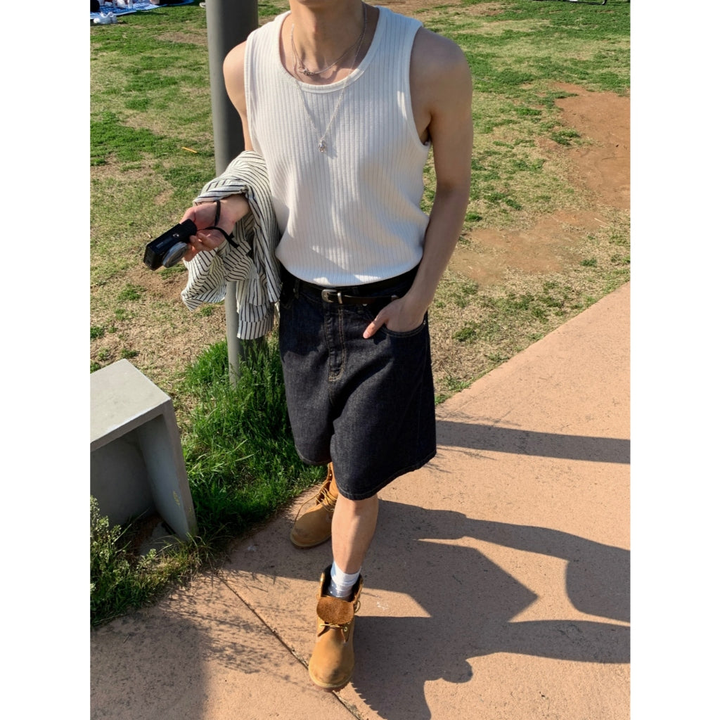 【Metanoia】🇰🇷韓製 牛仔短褲 - 4