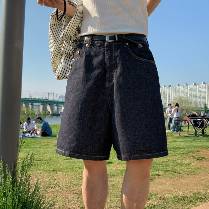 【Metanoia】🇰🇷韓製 牛仔短褲 - 1