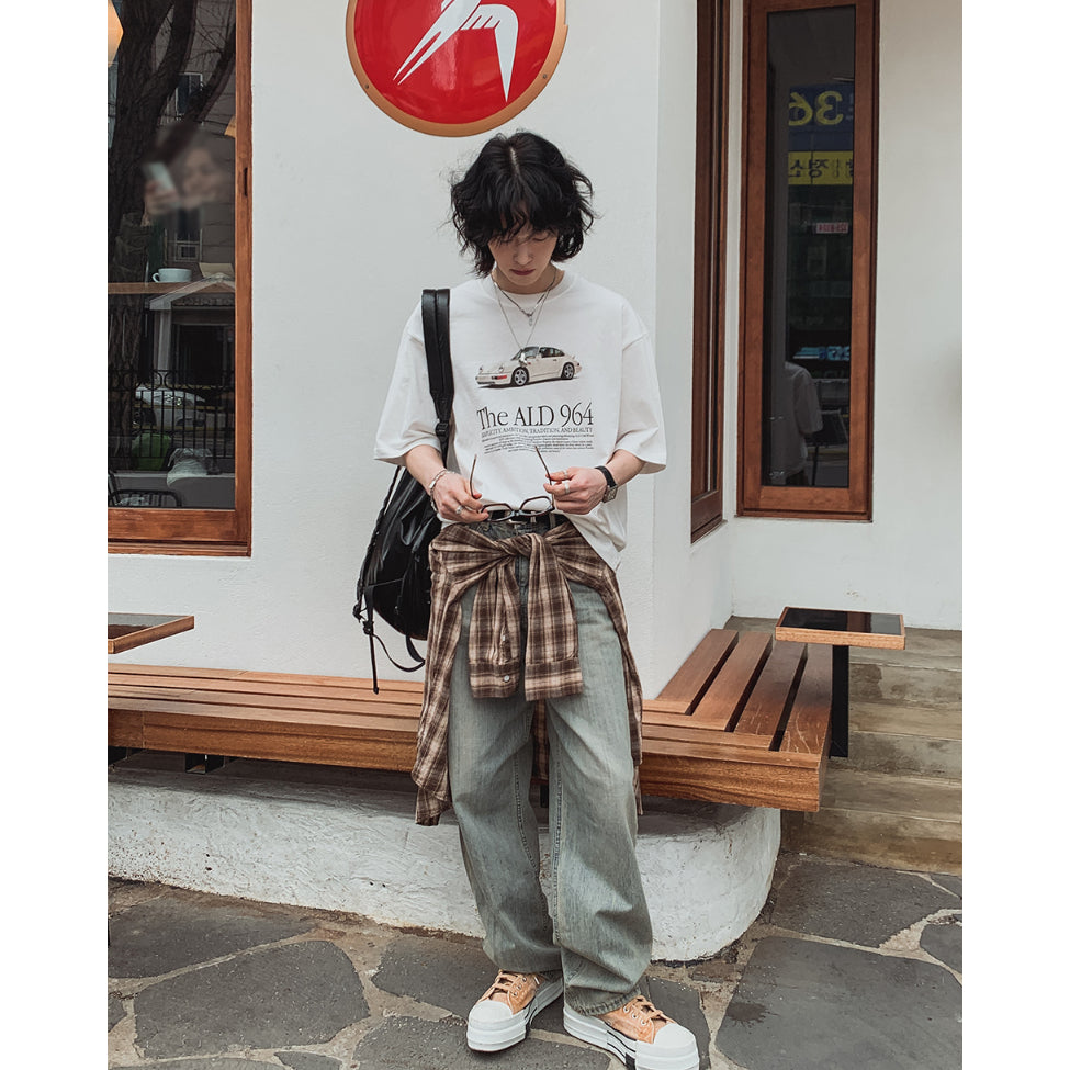 【Metanoia】🇰🇷韓製 印花短袖T恤 - 2