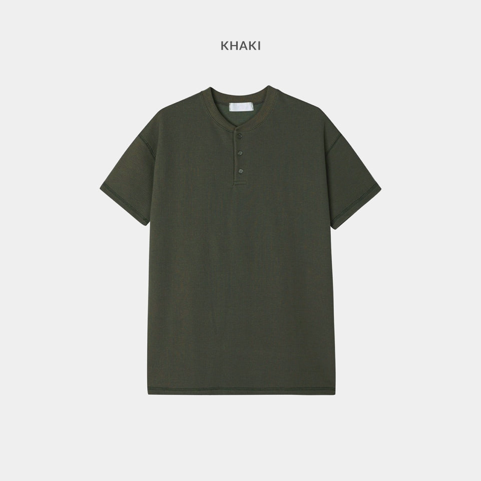 【Metanoia】🇰🇷韓製 亨利領短袖上衣 - 9