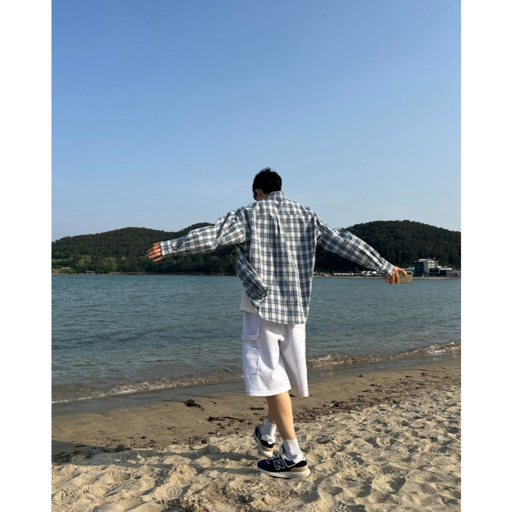 【Metanoia】🇰🇷韓製 格紋長袖襯衫 - 7