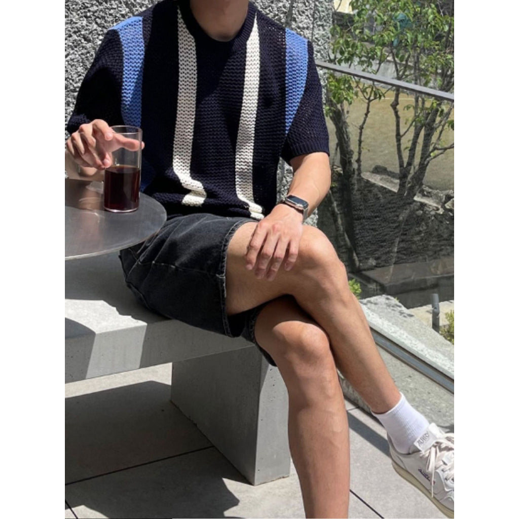 【Metanoia】🇰🇷韓製 針織鏤空短袖上衣 - 8