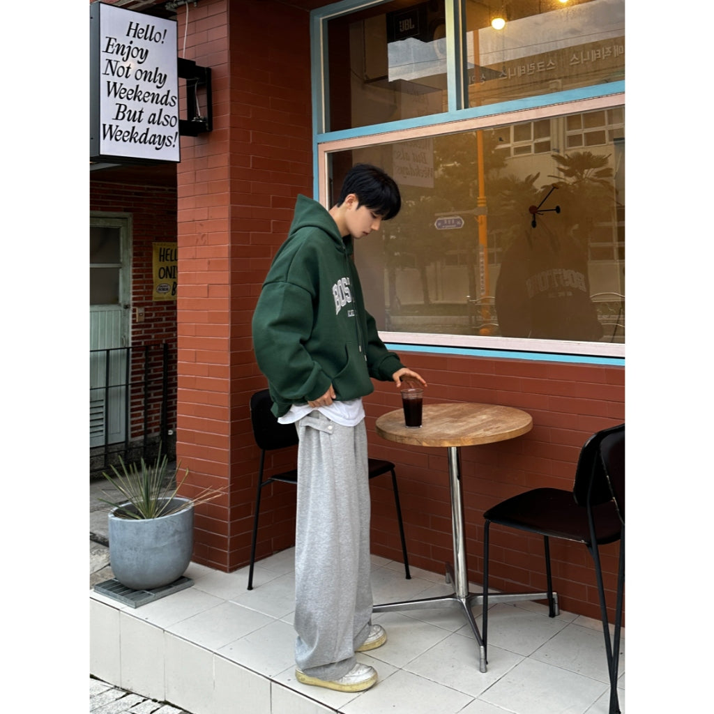 【Metanoia】🇰🇷韓製 波士頓刺繡帽T