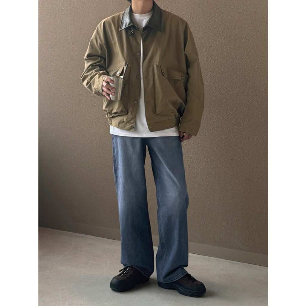 【Metanoia】韓國設計 翻領工裝夾克外套