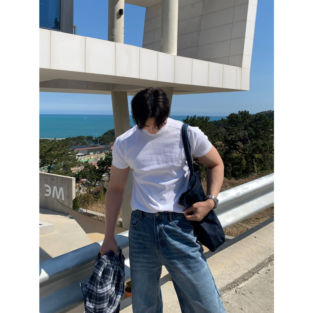 【Metanoia】🇰🇷韓製 muscle-fit 短袖T恤 - 2