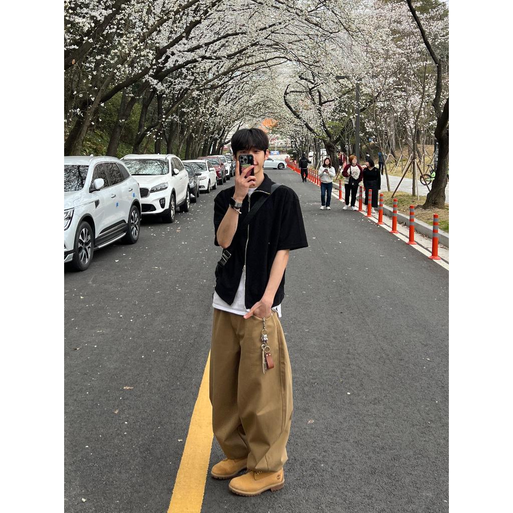 【Metanoia】🇰🇷韓製 翻領雙拉鍊短袖上衣 - 8