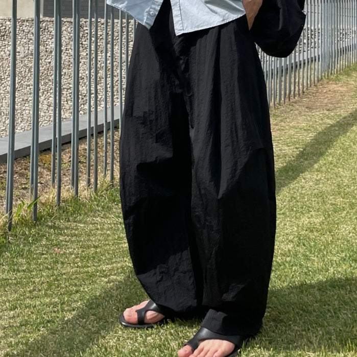 【Metanoia】🇰🇷韓製 尼龍落地褲 - 1