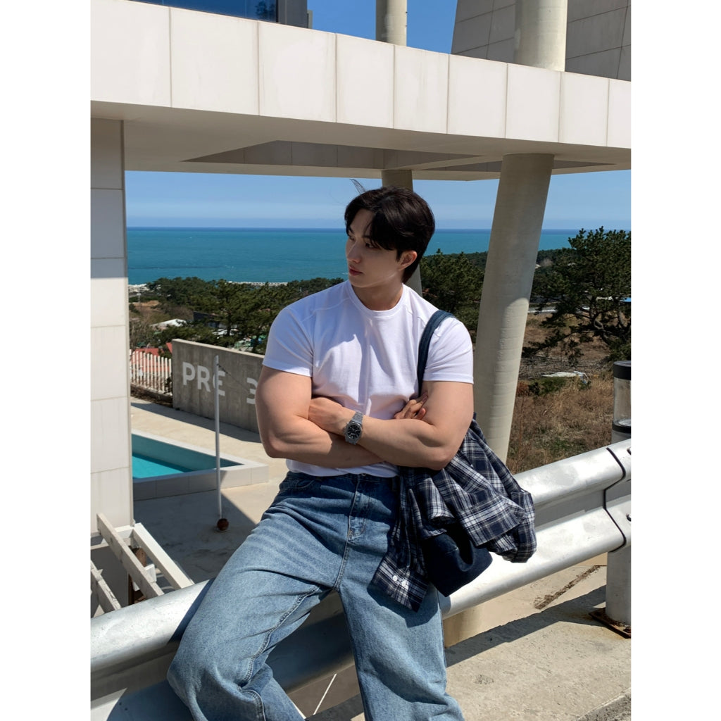 【Metanoia】🇰🇷韓製 muscle-fit 短袖T恤 - 4