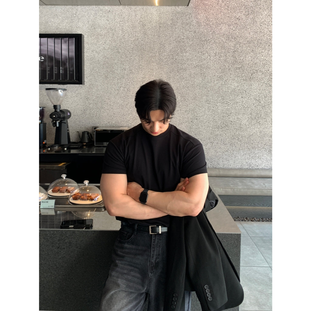 【Metanoia】🇰🇷韓製 muscle-fit 短袖T恤 - 9