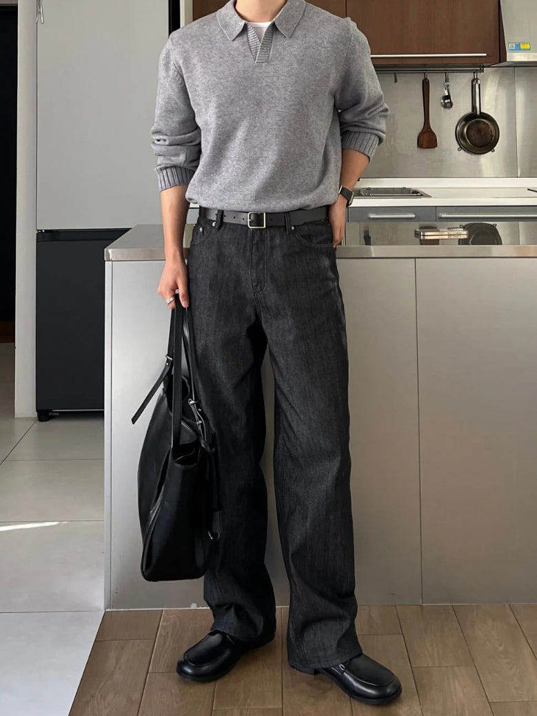 【Metanoia】韓國設計 v型長袖針織衣 - 7