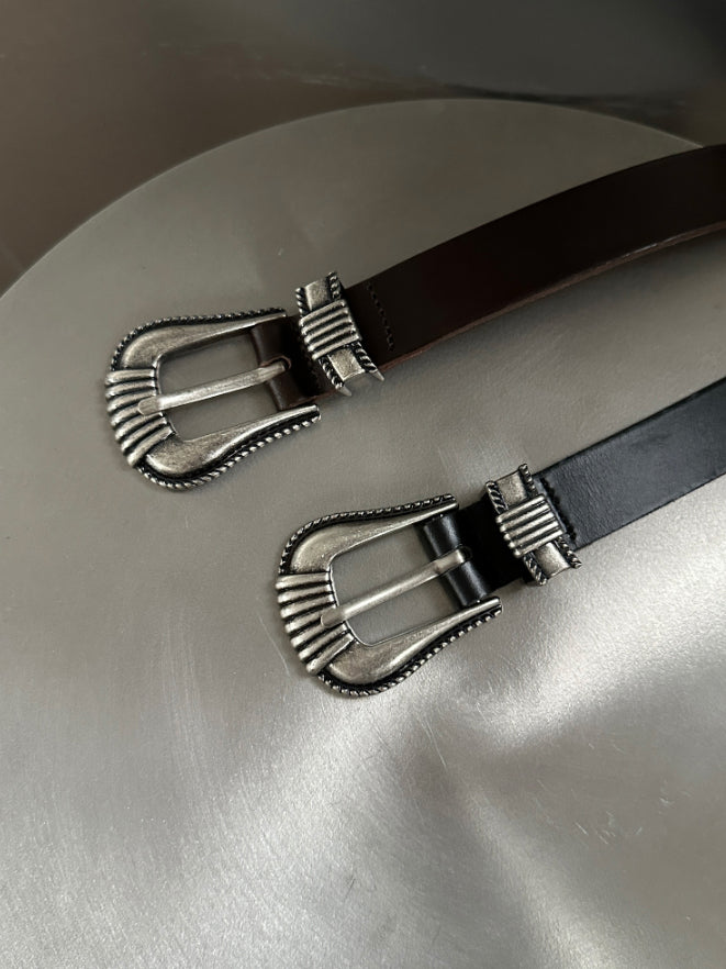 【Metanoia】🇰🇷韓製 西部風格牛皮帶 - 3