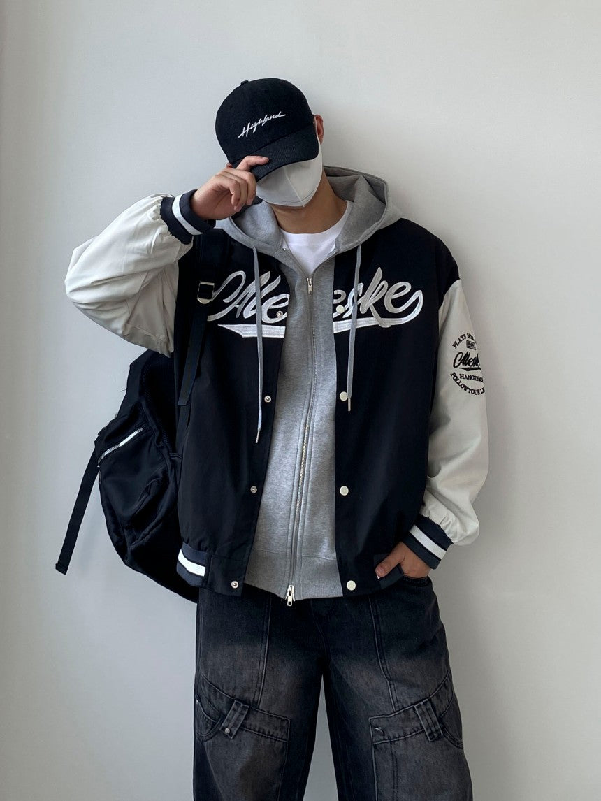 【Metanoia】韓國設計 棒球夾克外套 - 3