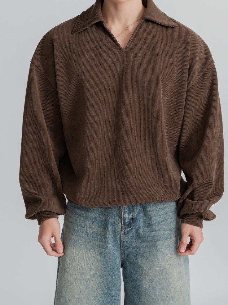 【Metanoia】🇰🇷韓製 v型長袖上衣 - 4