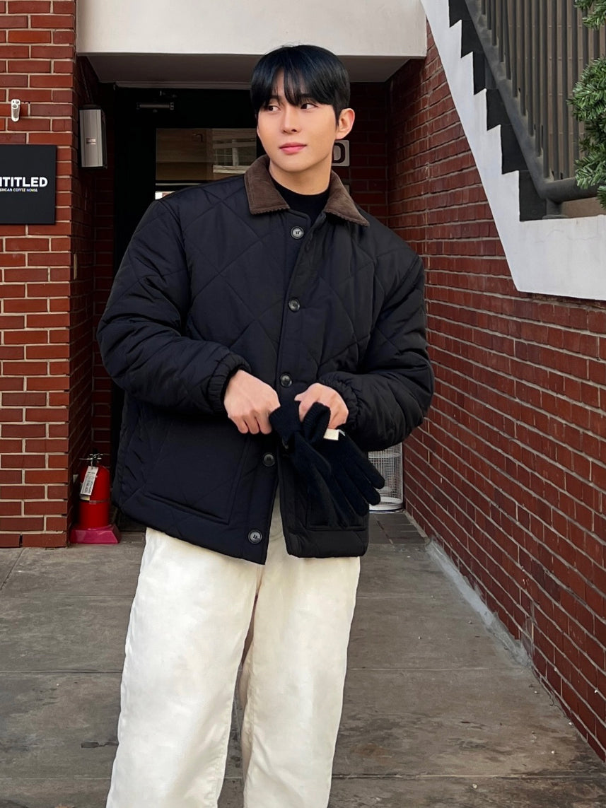 【Metanoia】🇰🇷韓製 翻領絎縫外套 - 4