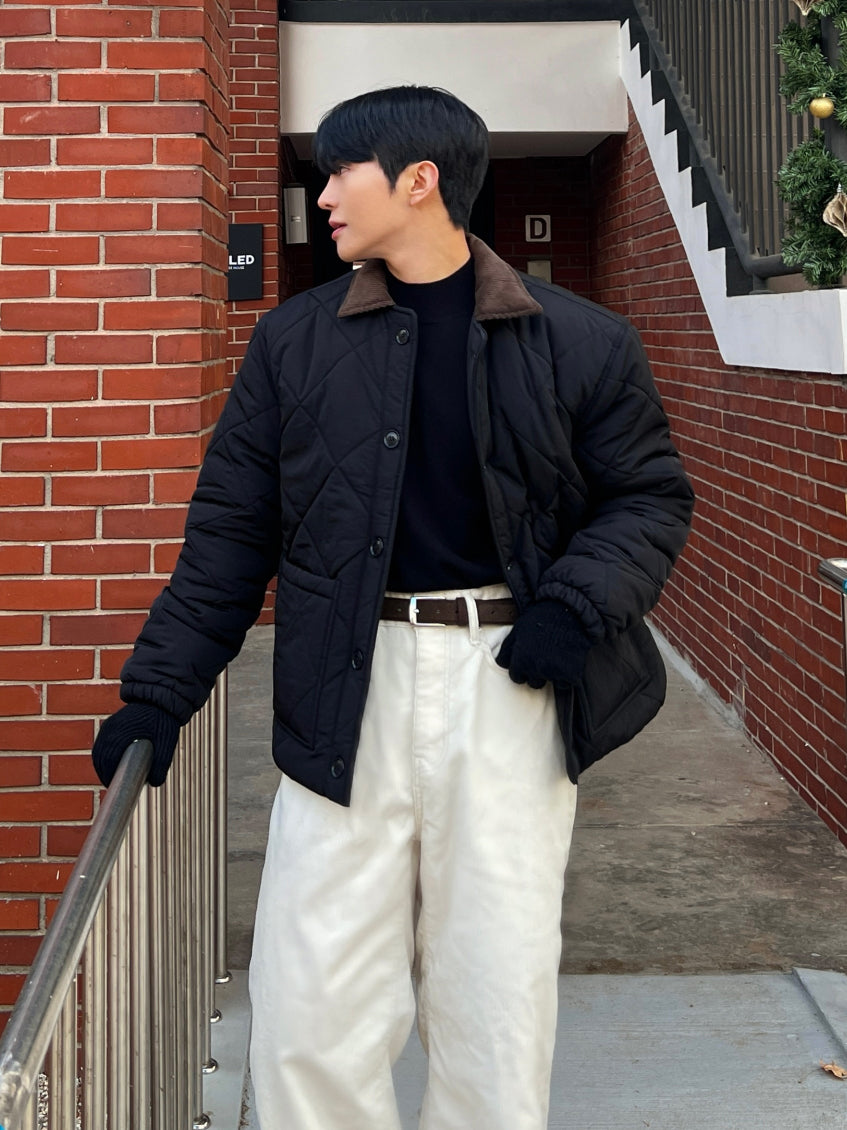 【Metanoia】🇰🇷韓製 翻領絎縫外套 - 5