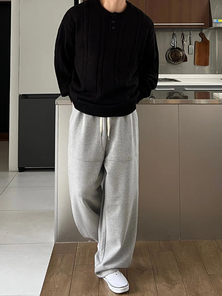 【Metanoia】🇰🇷韓製 亨利領麻花針織衣 - 10