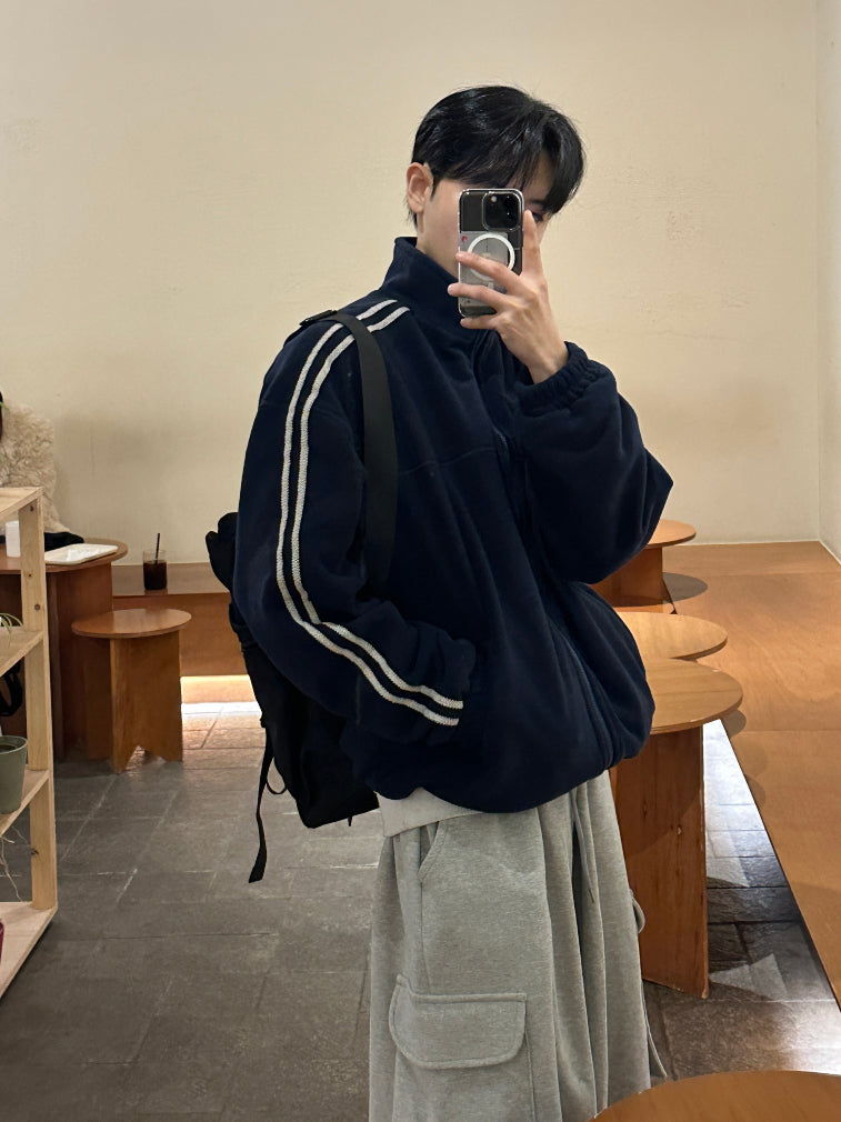 【Metanoia】🇰🇷韓製 抓絨運動外套 - 3