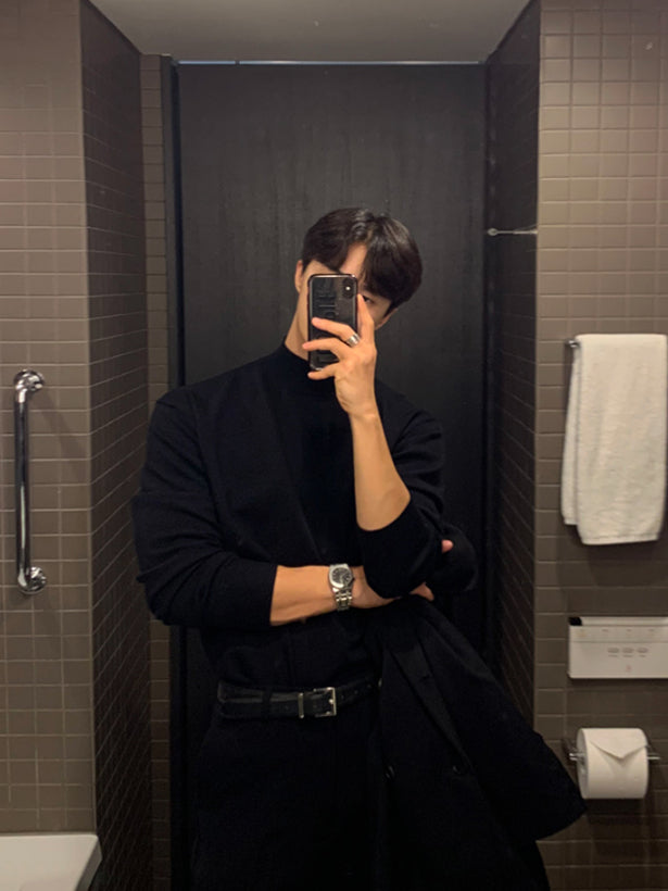 【Metanoia】韓國設計 半高領針織衣 - 7