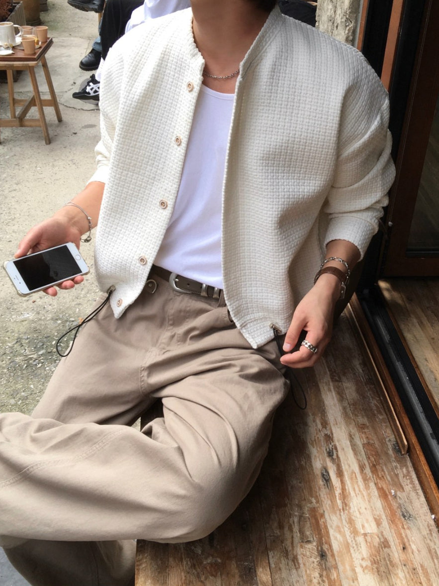 【Metanoia】🇰🇷韓製 短版開衫鏤空外套 - 1